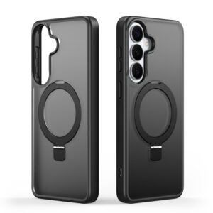 Dux Ducis Yind Case for Samsung Galaxy S26+ with Stand, Compatible with MagSafe - Black - Image 3