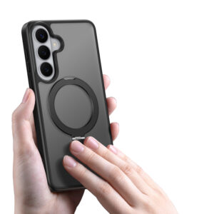 Dux Ducis Yind Case for Samsung Galaxy S26+ with Stand, Compatible with MagSafe - Black - Image 5