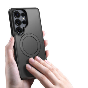 Dux Ducis Yind Case for Samsung Galaxy S26 Ultra with Stand, Compatible with MagSafe - Black - Image 5