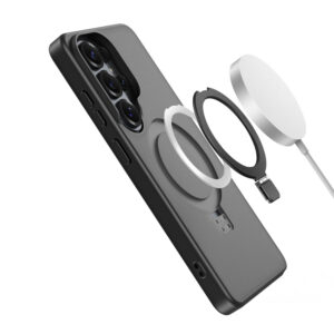 Dux Ducis Yind Case for Samsung Galaxy S26 Ultra with Stand, Compatible with MagSafe - Black - Image 6