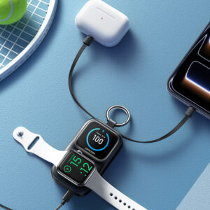 Joyroom JR-W19 5000mAh Powerbank with 5W Wireless Charging for Watches - Black - Image 9