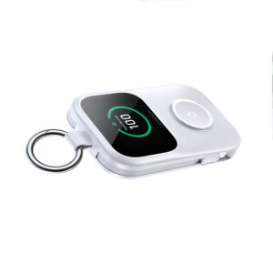 Joyroom JR-W19 5000mAh Powerbank with 5W Wireless Watch Charging - White - Image 2
