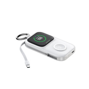 Joyroom JR-W19 5000mAh Powerbank with 5W Wireless Watch Charging - White - Image 5