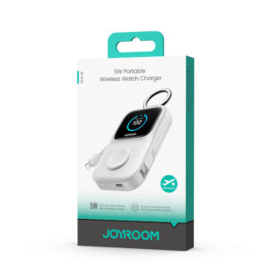 Joyroom JR-W19 5000mAh Powerbank with 5W Wireless Watch Charging - White - Image 7