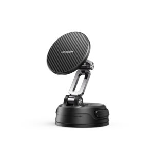 Joyroom JR-ZS51 magnetic car holder with suction cup for windshield or dashboard - black