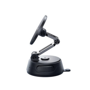 Joyroom JR-ZS51 magnetic car holder with suction cup for windshield or dashboard - black - Image 3