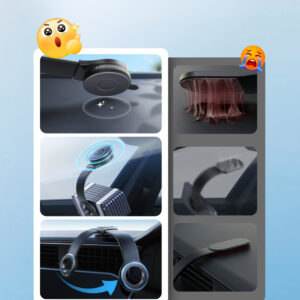 Joyroom JR-ZS518 Bendable Magnetic Phone Holder-Black - Image 9