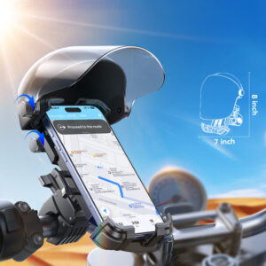 Joyroom JR-ZS526 Bike Holder with Sun Visor Automatic - Black - Image 5