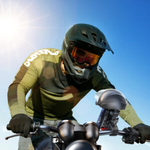 Joyroom JR-ZS526 Bike Holder with Sun Visor Automatic - Black - Image 6