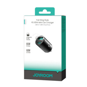 Joyroom JR-CCN18 65W USB-A USB-C Car Charger - Black - Image 7