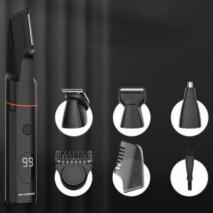 MAXGROOM LK-881 multifunctional trimmer with replaceable tips - juodos spalvos - Image 4