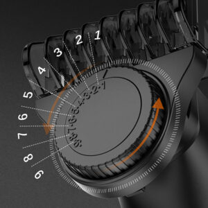 MAXGROOM LK-881 multifunctional trimmer with replaceable tips - juodos spalvos - Image 9