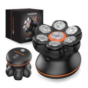 MAXGROOM JK-1688 Electric Shaver for Head and Beard - juodos spalvos