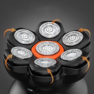 MAXGROOM JK-1688 Electric Shaver for Head and Beard - juodos spalvos - Image 7