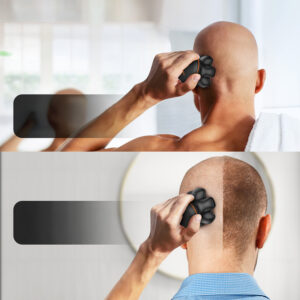 MAXGROOM JK-1688 Electric Shaver for Head and Beard - juodos spalvos - Image 8