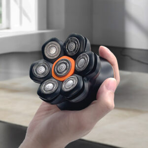 MAXGROOM JK-1688 Electric Shaver for Head and Beard - juodos spalvos - Image 9