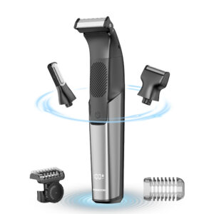 MAXGROOM M-319 multifunctional trimmer with replaceable tips - juodos spalvos - Image 3