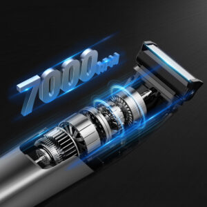 MAXGROOM M-319 multifunctional trimmer with replaceable tips - juodos spalvos - Image 6