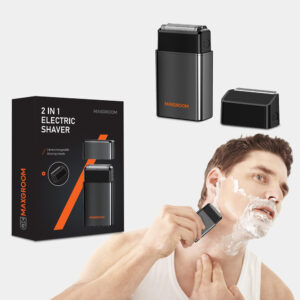 MAXGROOM M-5580 2-in-1 Electric Shaver - juodos spalvos - Image 2