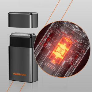 MAXGROOM M-5580 2-in-1 Electric Shaver - juodos spalvos - Image 8