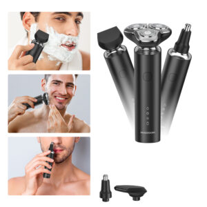 MAXGROOM M-8012 3-in-1 electric shaver - juodos spalvos - Image 2