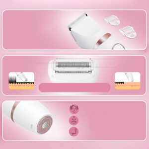 MAXGROOM M-105 3-in-1 Women's Body and Face Trimmer - White - Image 3