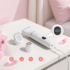 MAXGROOM M-105 3-in-1 Women's Body and Face Trimmer - White - Image 8