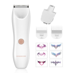 MAXGROOM M-9082 2-in-1 Women's Body and Face Trimmer - White - Image 2