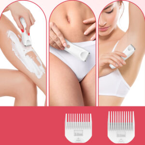MAXGROOM M-9082 2-in-1 Women's Body and Face Trimmer - White - Image 6