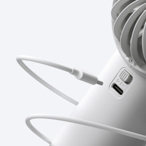 Jisulife Handheld Fan Life4 3600mAh nešiojamas USB ventiliatorius - pilkos spalvos - Image 6