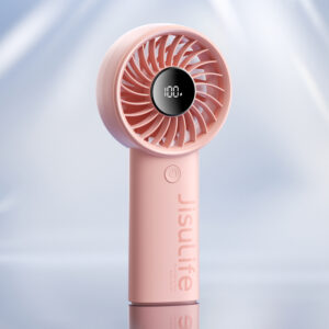 Jisulife Handheld Fan Life4 3600mAh nešiojamas USB ventiliatorius - rožinės spalvos - Image 8