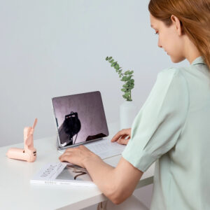 Jisulife Handheld Fan Life8 Plus nešiojamas USB ventiliatorius with Power Bank Function 4500mAh and Flashlight - rožinės spalvos - Image 8