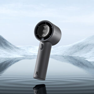 Jisulife Handheld Fan Pro1 S 5000mAh FA53PRO Mini Blower nešiojamas USB Metal ventiliatorius - Dark pilkos spalvos - Image 5