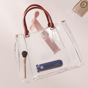 Jisulife Handheld Fan Life8 Mini nešiojamas USB ventiliatorius with Power Bank Function 2000mAh and Flashlight - mėlynos spalvos - Image 3