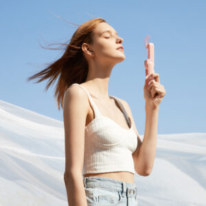 Jisulife Handheld Fan Life8 nešiojamas USB ventiliatorius with Power Bank Function 2000mAh and Flashlight - rožinės spalvos - Image 7