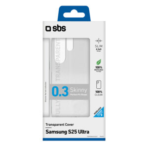 SBS Skinny Cover for Samsung Galaxy S25 Ultra - Transparent - Image 2