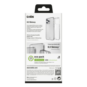 SBS Skinny dėklas skirtas Apple iPhone 16 Pro Max - skaidrus - Image 4