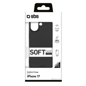 SBS Instinct Apple iPhone 17 dėklas - juodos spalvos - Image 2