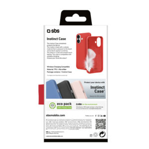 SBS Instinct Apple iPhone 16 dėklas - Red - Image 3