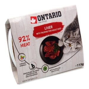 Ontario Cat Tray Liver 115g (kepenėlės)