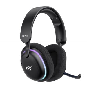 Havit Fuxi-H7 - žaidimų ausinės, juodos spalvos - Image 2
