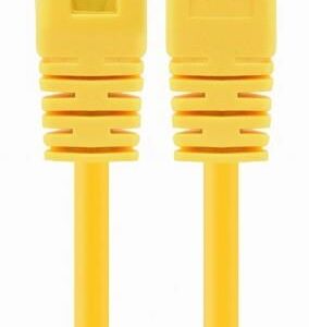 PATCH CABLE CAT5E UTP 0.25M/YELLOW PP12-0.25M/Y GEMBIRD