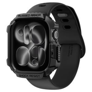 Spigen Rugged Armor 2, matinės juodos spalvos - Apple Watch 11 42mm