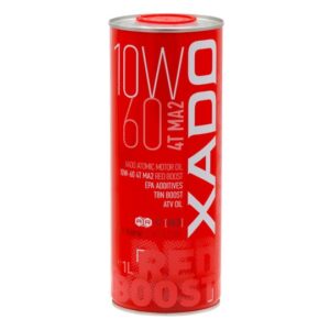 Variklio alyva XADO Atomic Oil 10W-60 4T MA2 Red Boost, 1L