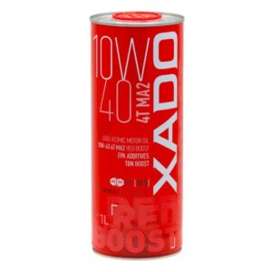 Variklio alyva XADO Atomic Oil 10W-40 4T MA2 Red Boost, 1L