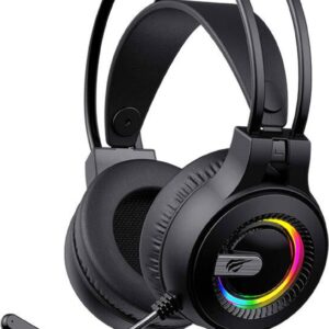 Havit H2040d Ausinės be mikrofono ir ausinės su mikrofonu Laisvų rankų įranga Vielinis Su lankeliu Žaidimams Juoda