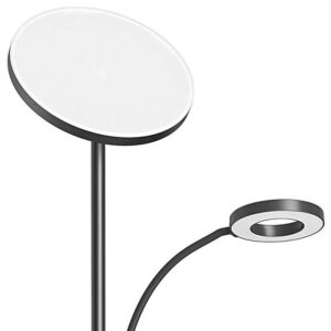 Double Floor Lamp with remote BlitzWill BWL-FL-0001, 36W juodos spalvos - Image 2