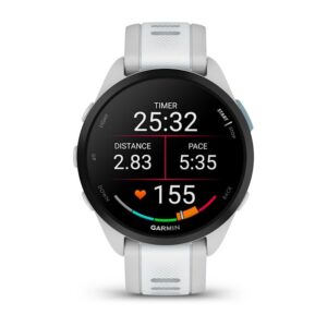 Garmin Forerunner 165 Music 3,05 cm (1.2") AMOLED 43 mm Skaitmeninis 390 x 390 pikseliai Lietimui jautrus ekranas Pilka GPS (palydovinis) - Image 2