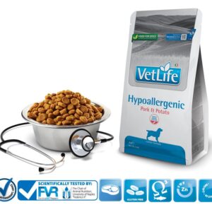 FARMINA Vet Life Hypoallergenic Pork & Potato - sausas maistas šunims - 2 kg - Image 3