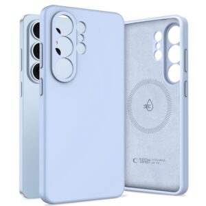 Tech-Protect silikoninis MagSafe Samsung Galaxy S26 Ultra dėklas žydros spalvos - Image 2